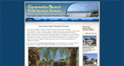 Desktop Screenshot of clearwaterbeachfunvacationrentals.com