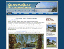 Tablet Screenshot of clearwaterbeachfunvacationrentals.com